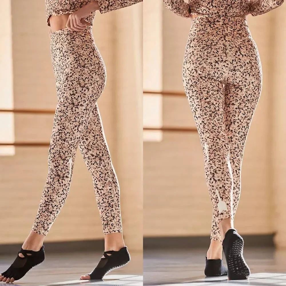 The Upside Leopard Dance Midi Leggings 8